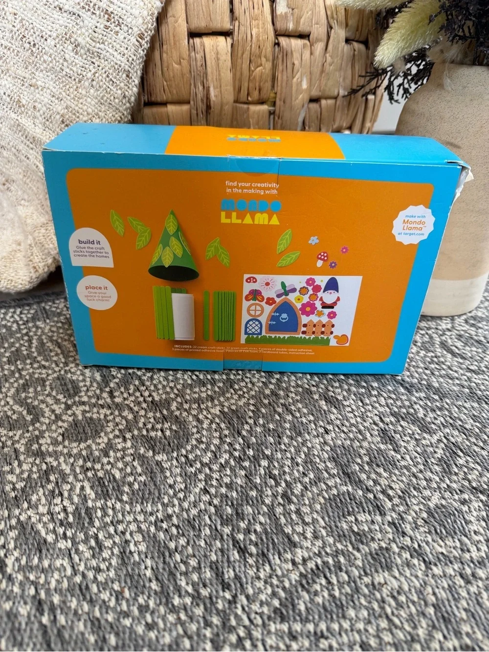 New Mondo Llama Kids Create-Your-Own Gnome Home Kit - Ages 6+